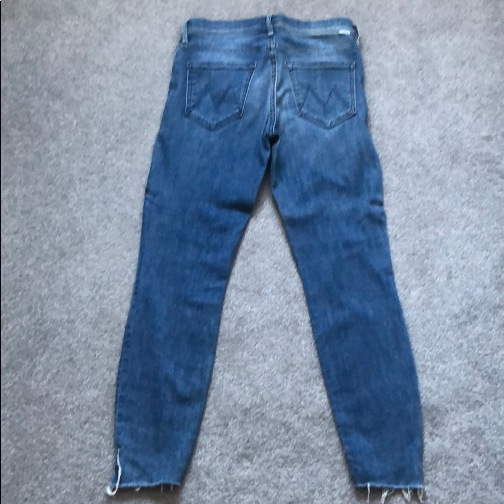 Mother Stunner Zip Ankle Step Fray